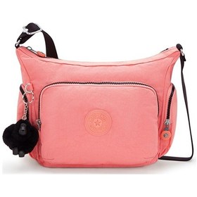 Resim Kıplıng Gabb S Küçük Boy Omuz Çantası Pembe Peach Peace Pembe 