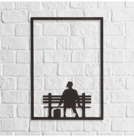 Resim Dekkor Forrest Gump Metal Ev Bahçe Süs Hediye Tablo Aksesuar 