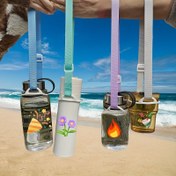 Resim Taşınabilir Su Şişesi Askısı, Askılı Omuz Çantası, Şişeler için Crossbody Çanta, Su Şişesi Tutucu Aksesuarı, Bardak Aksesuarları, Bagaj Aksesuarları 