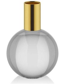 Resim Cool Şeffaf Gold Mumluk 12x2,4x5 cm 