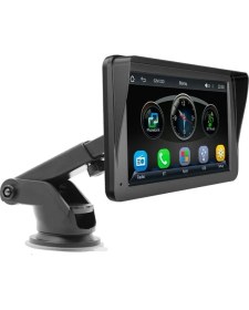 Resim Monozone Carplay Apple-Android Auto Harici Ekran Tak Çalıştır Multimedya Kablosuz Oto Carplay 7inç 