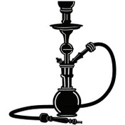 Resim Genel Markalar Nargile Desen Uyumlu (Oto-Motor-Laptop-Duvar-Dekor) 30 x 36 Cm 