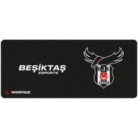 Resim Rampage MP-25 BJK E-Spor Siyah Oyuncu Mouse Pad 