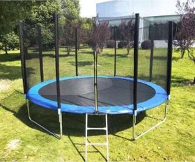 Resim File Korumalı Büyük Boy Trambolin 366 Cm Bahçe Tipi Trambolin 12 Ft 