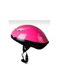 Resim Çocuk Kask Dizlik Dirseklik Koruyucu Seti Pembe 