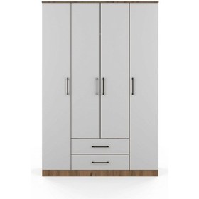 Resim Berlin Gardırop 003 - Atlas Çam - Beyaz 