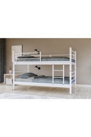 Resim Metalia Gm 129 Level Ayrılabilir Çiftli Ranza Beyaz 90X190 