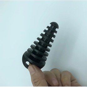 Resim Cloudstore Siyah 1 Adet Renkli Pvc Su Geçirmez Dayanıklı Motosiklet Egzoz Tıkacı Off-road Motokros Aksesuarı 