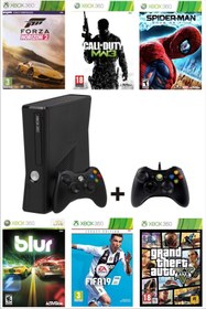 Resim Microsoft XBOX 360 - 54 Oyunlu 320 GB - 2. Kablolu Kol Hediye - Garantili Cihaz 
