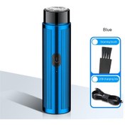 Resim Erkek Mini Elektrikli Tıraş Makinesi Şarj Edilebilir Jilet Giyotin Taşınabilir Saka Emniyet Kafaları Tıraş Tıraş Makinesi 56896719 