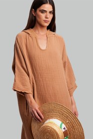 Resim Muslin Unisex Panço Caramel - STD / Caramel 