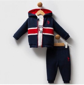 Resim U.s. Polo Assn 3'lü Takım Usb2553 Lacivert-kırmızı Çok Renkli 