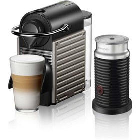 Resim Hype Store Nespresso C66T Pixie Titan Aecino 3 Bundle Kahve Makinesi Gri 