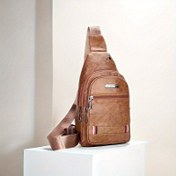 Resim Vintage Tarzı Ayarlanabilir Askılı Crossbody Çanta, Çok Bölmeli Seyahat Omuz Çantası Derin Kahverengi/Sarı/Siyah, Hırsızlık Karşıtı Tasarım, Sadece El veya Kuru Temizleme, Günlük Crossbody Çanta | Şık Sling Çanta | Polyester Astarlı, Çanta Crossbody 