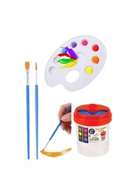 Resim 12 Renk Guaj Boya Fatih 25x35 Cm Telli Spralli Resim Defteri Palet Resim Fırçası 15 Yaprak Guajboya Resim Defteri Çok Renkli 