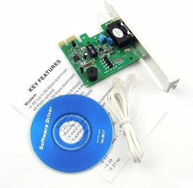 Resim Platoon PCI Exspress 56K Faks Modem FAX PCIe 