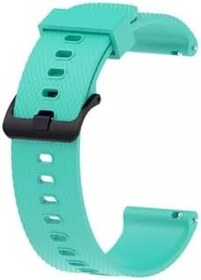 Resim Gpack Amazfit GTS 3 ile Uyumlu Silikon Kordon, Kancalı, Turkuaz 