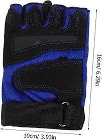 Resim Zerodeko 1 Çift Yarım Parmak Eldivenleri Açık Bisiklet Motosiklet Binicilik Açık Bisiklet Mottan Balıkçı Eldiven Eldiven Şık Spor Mitten 