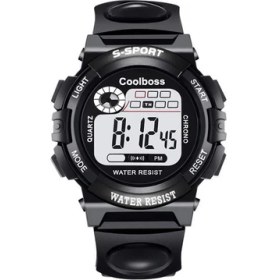 Resim Hanyang Siyah 2 Coobos Yeni Erkekler LED Dijital Saatler Aydınlık Moda Spor Su Geçirmez Saatler Adam Tarih Ordu Askeri Saat Relogio Masculino (Yurt Dışından) 