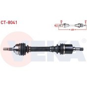 Resim Genel Markalar Komple Aks Sol On Cıtroen C5 I (DC) 2.0 Hdı M-t Uzunluk 638mm 2001-2004 