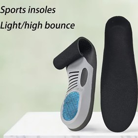 Resim 2 adet EVA Yay Destek Sporları - Yüksek Esneklik Şok Emme, Kaymaz ve Aşınmaya Karşı Koruyucu Ekler Ergonomik Tasarım ile Koşu, Yürüyüş için - Erkekler ve Kadınlar, Spor Ayakkabı Aksesuarı | Dokulu Ayak Pedleri | Esnek Kemer Pedleri 
