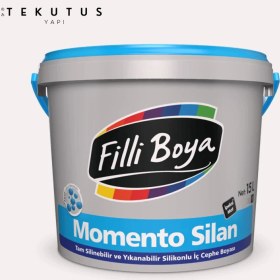 Resim Filli Boya Momento Silan Silikonlu Iç Cephe Boyası 15 L Cİ-6890 / Sade Beyaz 