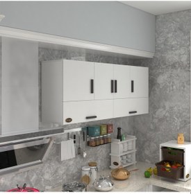Resim Kenzlife Hazır Mutfak General Byz 060 150 32 Mutfak Banyo Dolabı Kapaklı Raflı 