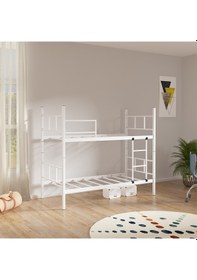 Resim Ranza, Defne Ranza, Metal Ranza, Ayrılabilir, 90x190 Cm Beyaz 