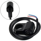 Resim Siyah-7/8in Motosiklet Gidonu Far On/off Anahtarı Işık Düğmesi Alüminyum Alaşımlı Su Geçirmez Sis Spot Anahtarı Scooter Atv 