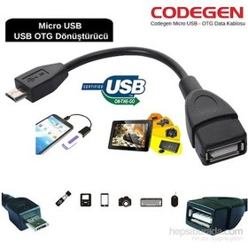 Resim Codegen Micro Usb 2.0 Tablet Ve Akıllı Telefon Usb Dönüştürücü Çe 
