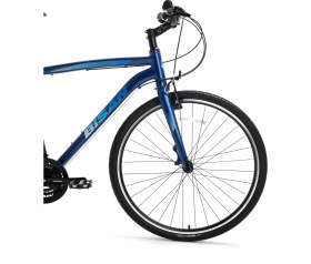 Resim Bisan Guida 700C Trekking Bisikleti 46 cm Kadro – Lacivert / Mavi (3x7 Shimano Vites) 28 Jant 