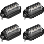 Resim 4x LED Plaka Işık Su Geçirmez Plaka Kuyruk Işığı Römorklar, Rv, Kamyonlar, Tekneler (Yurt Dışından) 