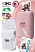 Resim Fujifilm Instax Mini Link Pembe Akıllı Telefon Yazıcısı Ve Hediye Seti 1 
