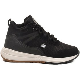 Resim Siyah Beyaz Bilek Boy Kaymaz Bağcıklı Hafif Unisex Bot 2880 G Siyah-beyaz 