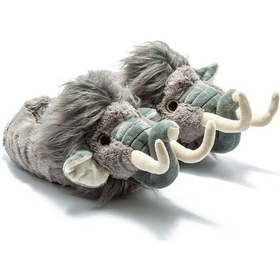 Resim Twigy Mamut Kadın,Garson Boy Hayvanlı Panduf Gri 33/38 AA0603 Gri 