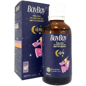 Resim Baybay Night Melisa İçeren Bitkisel Damla 50 ml 