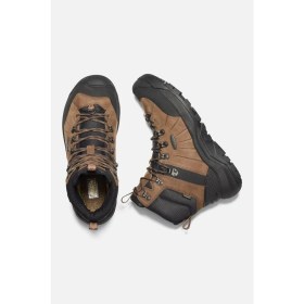 Resim Keen Revel 4 Mid Polar M-Dark Earth/caramel - Su Geçirmez Erkek Kar Botu - Açık Kahverengi 