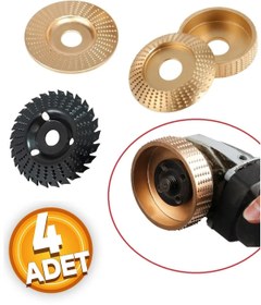 Resim Depolife Ahşap Törpü diski avuç taşlama uyumlu törpüleme aşındırma raspalama disk açılı düz oval 4 adet 