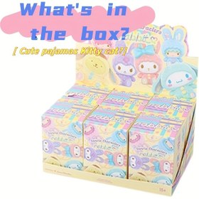 Resim 1 Adet Sanrio Karakterleri Pijama Gizem Kutusu - 6 Farklı Tasarımlı Sevimli Koleksiyonluk PVC Uyku Giysisi, Karışık Renkler, Doğum Günleri, Bayramlar & Yıldönümleri İçin Mükemmel Hediye (18+ Yaş) 