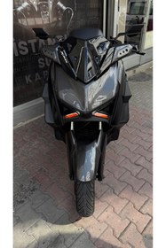 Resim İ.S.K.STORE Xmax ön çamurluk üstü karbon desen koruma kapak 2024 