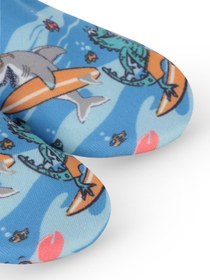 Resim Civil Boys Sörf Temalı Tabansız 20-24 Numara Deniz Ayakkabısı - Mavi - Koyu Mavi / 20 Numara 