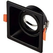 Resim Cata Puma Siyah Kare Sıva Altı Spot Gu-10 Duylu Ampulsüz 