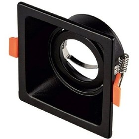 Resim Cata Puma Siyah Kare Sıva Altı Spot Gu-10 Duylu Ampulsüz 