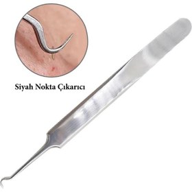 Resim Buffer® Paslanmaz Çelik Siyah Nokta Sivilce ve Akne Temizleyici Set 3lü Kit 