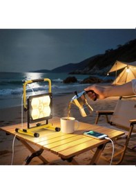 Resim Güneş Enerjili 400 Ledli Powerbank Özellikli Projektör 