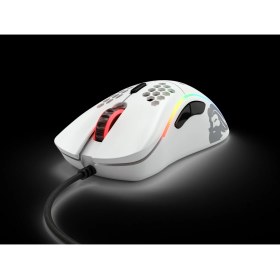 Resim Glorious Model D Kablolu Mat Beyaz RGB Oyuncu Mouse 69Gr 