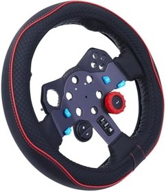 Resim D Direksiyon Kapağı Yarış Oyunu Aksesuarları 10,6 inç 27 cm PC, Xbox OneSeries X/S, g920 x920 G29 g923 g27 g25, PS4, PS3, PS5, Nintendo Anahtarı (Siyah Kırmızı) 