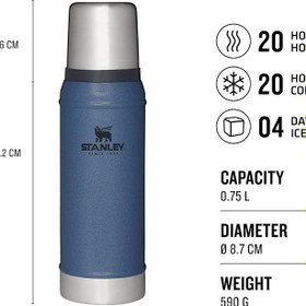 Resim Stanley Classic Legendary Vakumlu Çelik Termos, 0.75 L 