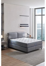 Resim Yataş Adapt Rest 3'lü Yatak, Baza, Başlık Set - Gri 160x200 Cm 