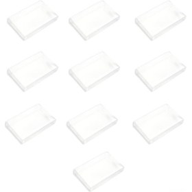 Resim Shineyee 10 Adet Snes Oyun Kartı Koruyucu Kutusu - Şeffaf Plastik Korumalı, Toz Engelleme Kılıfı 13.5x12.1x1.9cm 